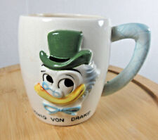 vintage 1961 Walt Disney Productions Ludwig Von Drake duck ceramic coffee mug picture