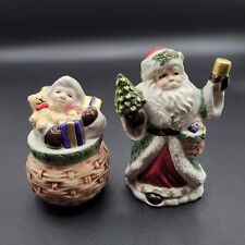 Vintage 1994 OCI Omnibus Santa and Mrs Clause Salt & Pepper Shakers Christmas picture