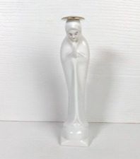 Kasuga Ware Ceramic Madonna Mary religious figurine vase handcrafted Japan 7