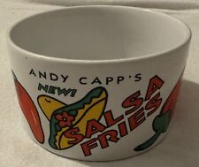 Vintage Andy Capp’s Salsa Fries Coffee Mug Snack Chili Pepper Sombrero 2.5” Rare picture