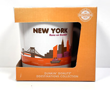 Dunkin Donuts Destinations Mug New York Runs On Dunkin 14 Oz Coffee Cup 2013 picture