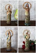 Madonna Mary Statue Set of 4 Resin 10 inch 4 Seasons Collection Ornate Floral picture