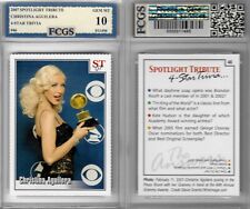 2007 Spotlight Tribute Christina Aguilera #46 Graded FCGS 10 GEM MINT picture