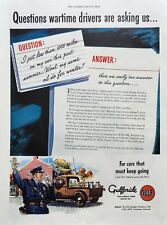 1943 Gulfpride Gulf motor oil Vintage Ad wartime divers are asking us picture