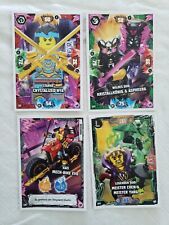 Lego Ninjago Trading Card Game Series 8 Lot Of 4 Unique Cards picture