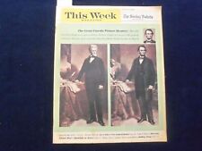 1962 FEBRUARY 11 THIS WEEK MAGAZINE SECTION - ABRAHAM LINCOLN COVER - J 9801 picture