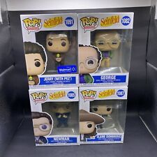 Funko POP Seinfeld Jerry 1091 Elaine 1087 George 1082 Newman 1085 Lot Of 4 A3 picture