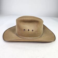 VTG Laclede Fine Felt Cowboy Hat Size 7 Tan Sand Western Rodeo Cap Hat picture