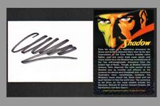 Garth Ennis Signed Signature Autograph Card ~ The Shadow Knows OTR PULP Hero picture