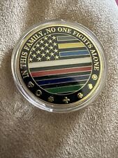 “In This Family, No One Fights Alone” Collectible Coin picture