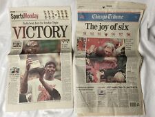 Chicago Tribune 1998 Bulls NBA Champions Newspaper Michael Jordan NBA Finals picture