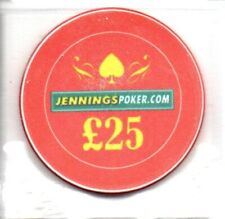Jennings Poker 25 Pounds Gaming Chip as pictured picture