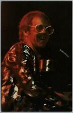 1978 ELTON JOHN Postcard Piano Player Rock Star / James Percy Photo Unused picture