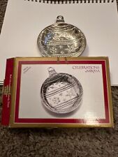 Celebrations By Mikasa Silver-Plated Ball Christmas Ornament Candy Dish #5134297 picture