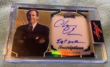 CHEVY CHASE 2024 LEAF METAL INSCRIPTIONS ON CARD AUTO 