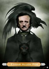 Edgar Allen Poe Custom Art Trading Card 