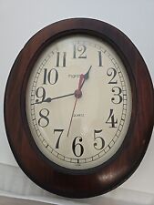 Vintage Ingraham wood oval Clock picture