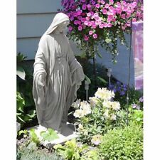 Virgin Mary Statue Blessed Mother Garden Sculpture Granite Religious 34