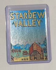 Stardew Valley Platinum Plated Artist Signed Farm Life Classic Trading Card 1/1 picture