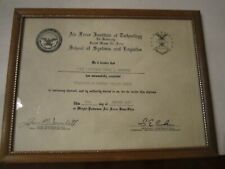 1979 AIR FORCE INSTITUTE OF TECHNOLOGY SCHOOL SYSTEMS CERTIFICATE IST LT DEARMON picture