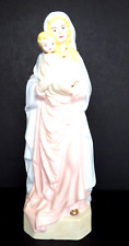 Vintage Virgin Mary Madonna Holding Child Ceramic Figurine 13 3/4