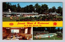Jarratt VA-Virginia, Jarratt Motel & Restaurant, Antique, Vintage Postcard picture