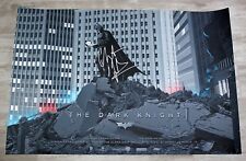 CHRISTIAN BALE SIGNED 36x24 DARK KNIGHT DURIEUX VARIANT 2016 PRINT MONDO JSA COA picture