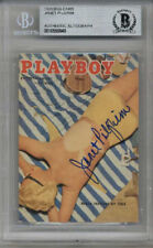JANET PILGRIM SIGNED #4 PLAYBOY TRADING CARD PLAYMATE ENCAPSULATED BECKETT BAS picture