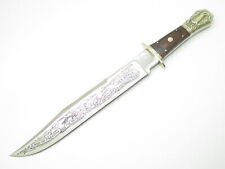 Vtg 1980s Parker Tak Fukuta Seki Japan Self Defender Wood Fixed Bowie Knife picture