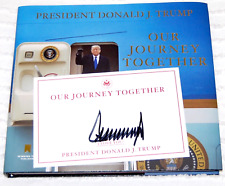 Donald Trump Signed Our Journey Together Book Autographed MAGA autograph auto picture