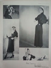 1949 Adele Simpson Womens Dress Fashion Harzfeld's Kansas City Original Ad picture