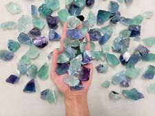 Bulk Green Fluorite Rough Stones Natural Gemstones Crystals for Tumbling Healing picture