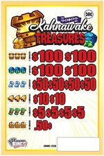 NEW pull tickets KAHNAWAKE TREASURES - Instant Tabs picture
