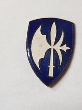 WW2 US ARMY 65th Infantry Division GERMAN MADE Distinctive Insignia DUI DI Pin picture