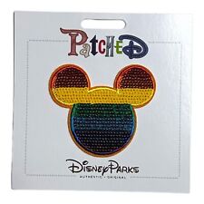 Disney Parks Rainbow Sequins Removable Adhesive Patched picture