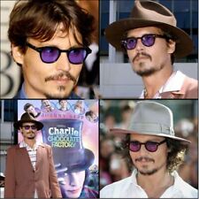 Johnny Depp Robert Downey Mens Women Sunglasses Oceanic Purple Lens Elegant NEW picture