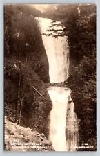 RPPC BRIDAL VEIL FALLS Columbia River Hwy Beautiful Waterfall VINTAGE Postcard picture