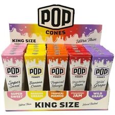POP Cones Ultra Thin King Sized Variety Pack - 25 Packs, 3 Cones per Pack picture