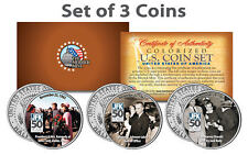 John F. Kennedy 50th ANNIVERSARY of the ASSASSINATION JFK Half Dollar 3-Coin Set picture