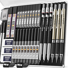 35PCS Art Mechanical Pencils Set, 3 PCS Metal Drafting Pencil 0.5 mm & 0.7 mm &  picture