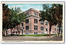 c1920's St. Mary's School Exterior Ogdensburg New York Unposted Vintage Postcard picture