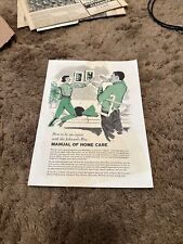Vintage 1950-1960s ~ Johnson Wax Manual of Home Care ~ Booklet Pamphlet Booklet picture