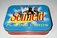 Seinfeld Playing Cards in Tin Case 52 cards from 2004 - Excellent Condition picture