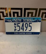 2001-2010 New York Press (NYP #5495) New York DMV License Plate picture