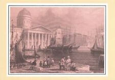 Vintage Reproduction Postcard, Liverpool Post Office, Canning Dock 1839-99 56S picture