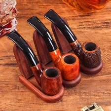 Classic Bruyere Pipe Handmade Solid Wood Large Curved Pipe Tobacco Pipes picture