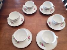 Antique 12pc Tea Cup & Saucer Set Made In China picture
