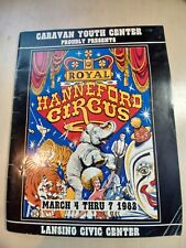 Caravan Youth Center - Royal Hanneford Circus Coloring Book and Program 1982  picture