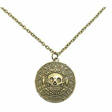 Pirates of the Caribbean Inspired Cursed Aztec Coin Medallion Brass picture
