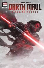 STAR WARS DARTH MAUL BLACK, WHITE & RED #1 RAHZZAH EXCL VARIANT LE 600 COA VADER picture